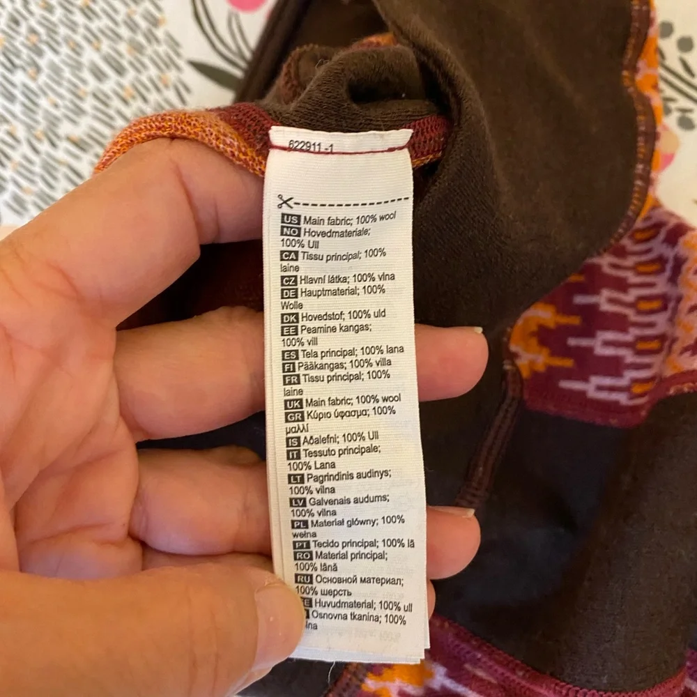 Kari Traa Wool Baselayer Leggings Sz M Like New - Picture 6 of 6